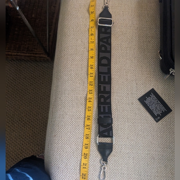 Karl Lagerfeld Paris Maybelle Hard Side Mini Suitcase Backpack in Glossy Black - Picture 3 of 16